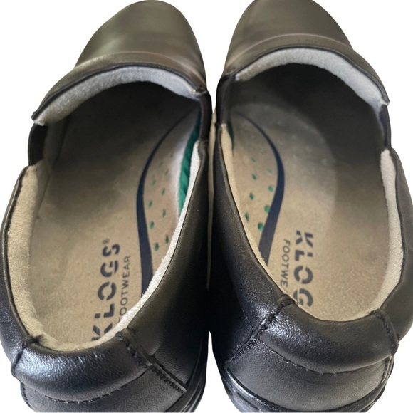 Klogs Naples Black Loafers Slip-Ons Comfortable Nursing Durable - Picture 4 of 8